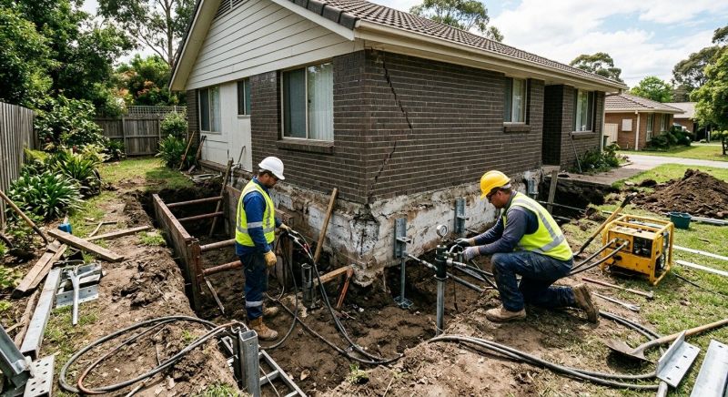 Concrete Foundation Repair in London, KY