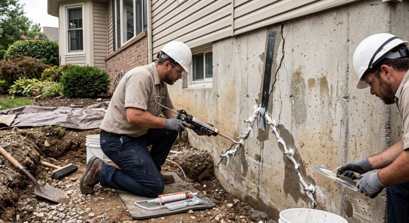 Cracked Foundation Repair in London, KY