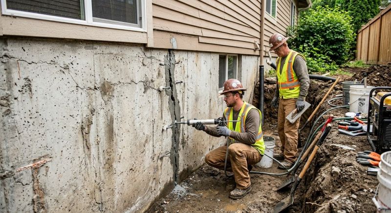 Cracked Foundation Repair in Mount Vernon, KY