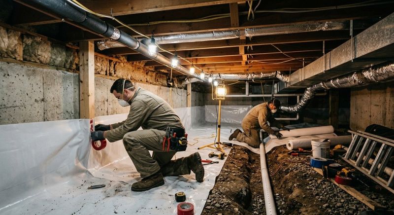 Crawl Space Leveling in London, KY