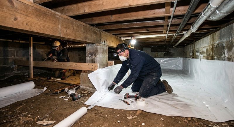 Crawl Space Leveling in London, KY