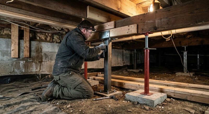 Crawlspace Structural Repair in London, KY