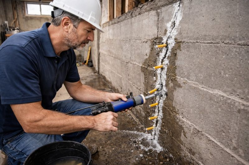 Foundation Crack Sealing in London, KY