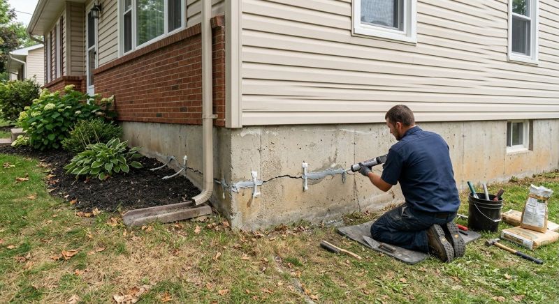 Foundation Cracks Repair in London, KY