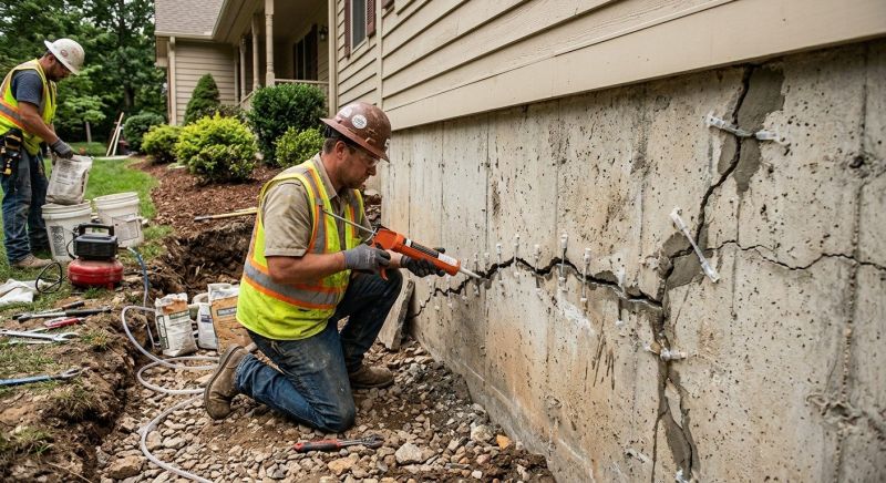 Foundation Cracks Repair in London, KY