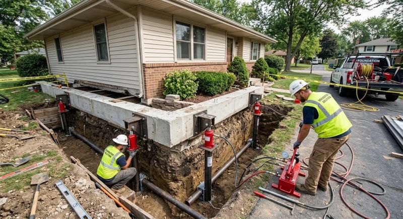 Foundation Jacking in London, KY