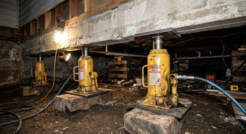 Foundation Jacking in Manchester, KY