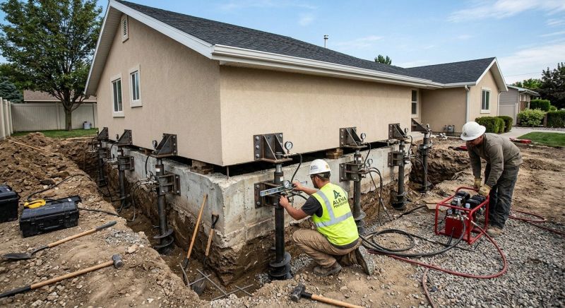 Foundation Pier Leveling in London, KY