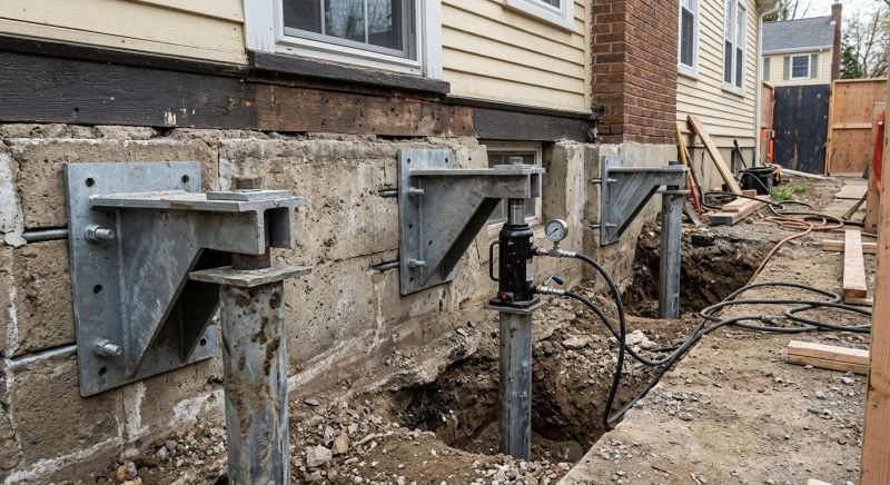 Foundation Pier Leveling in London, KY