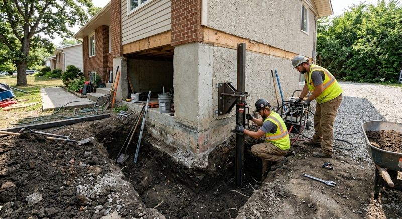 Foundation Pier Repair in London, KY