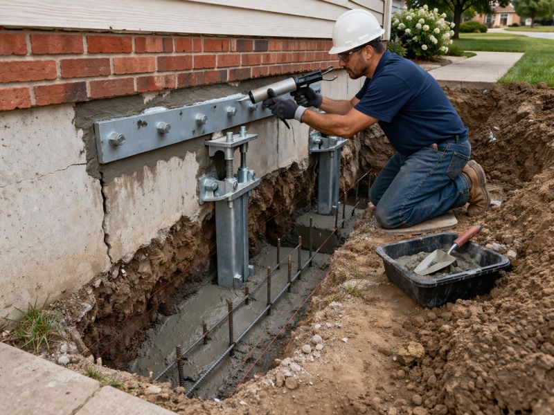 Foundation Pier Repair in London, KY