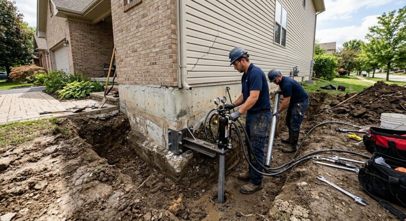 Foundation Settlement Repair in London, KY