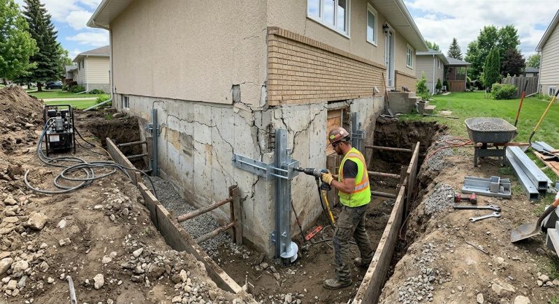 Foundation Settlement Repair in London, KY