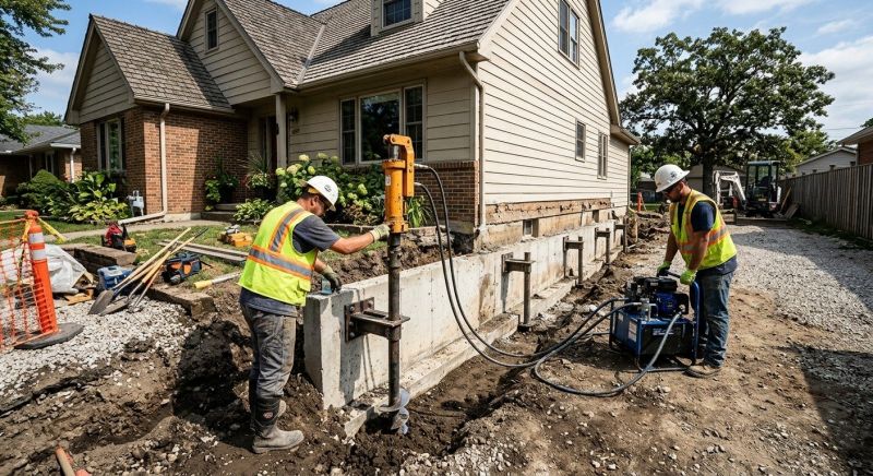 Foundation Stabilizing in London, KY