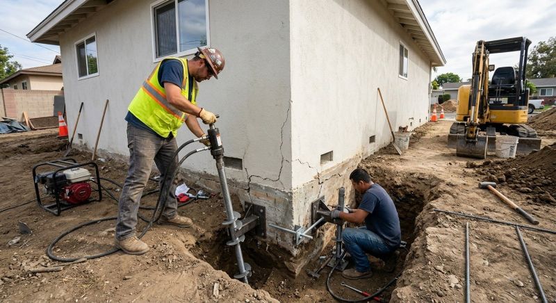 Foundation Stabilizing in London, KY