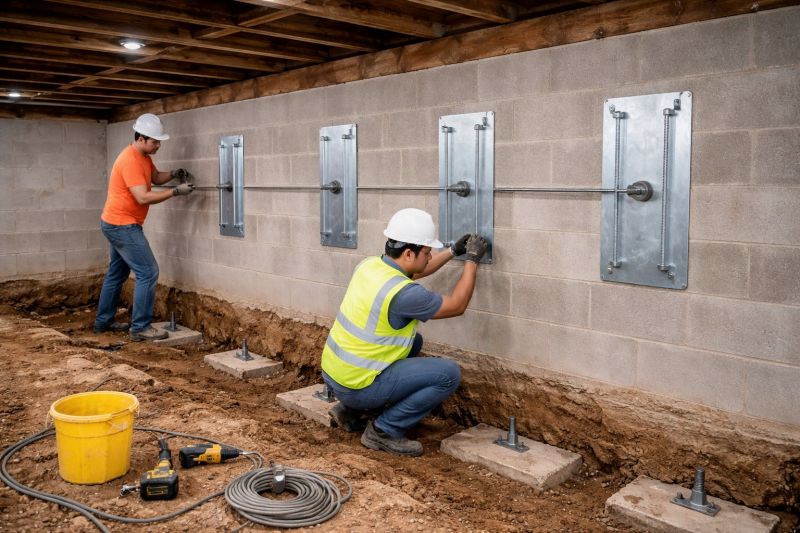 Foundation Stabilizing in London, KY