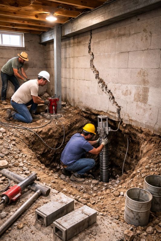 Foundation Structural Repair in Corbin, KY