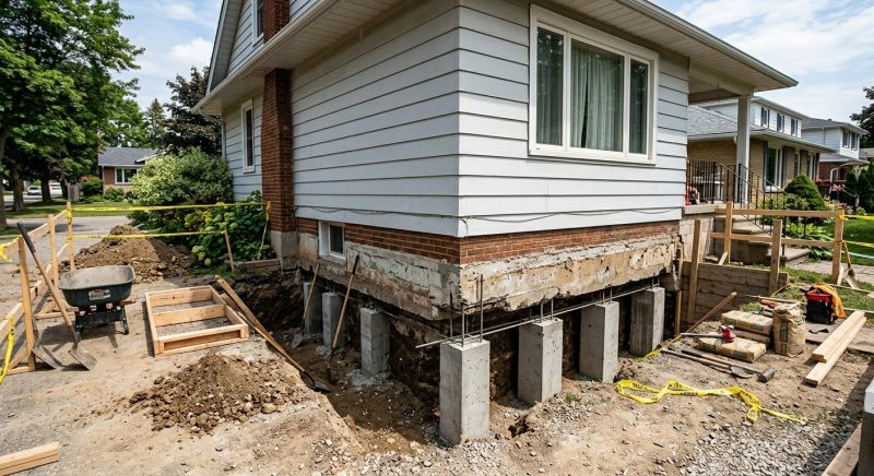 Foundation Underpinning in London, KY