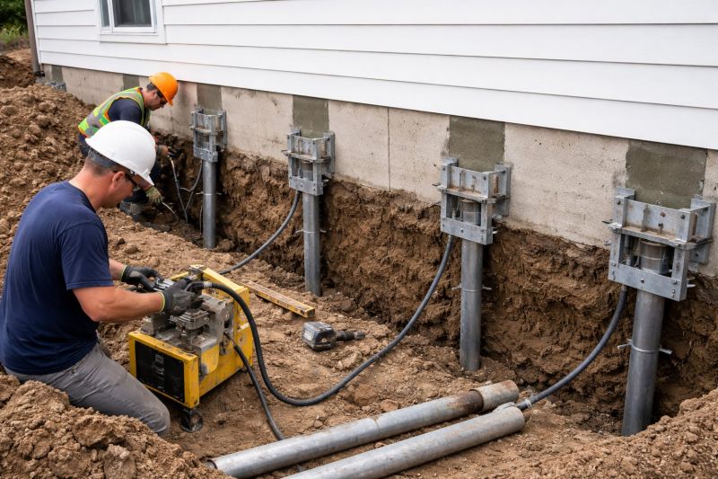 Helical Piers Installation in London, KY