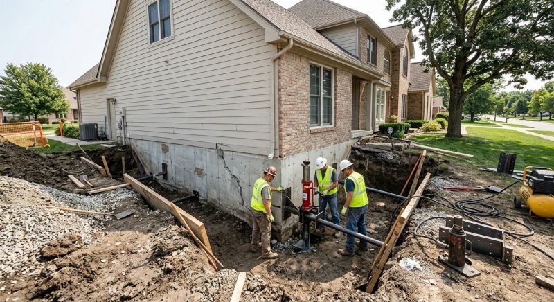 Sinking Foundation Repair in Manchester, KY