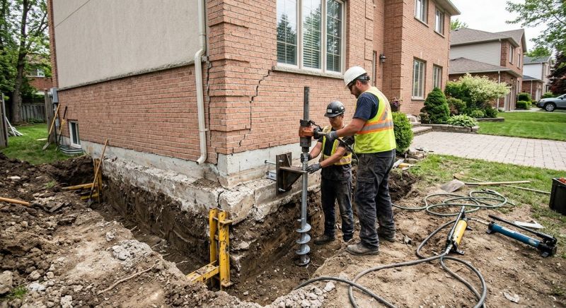 Sinking Foundation Repair in Mount Vernon, KY