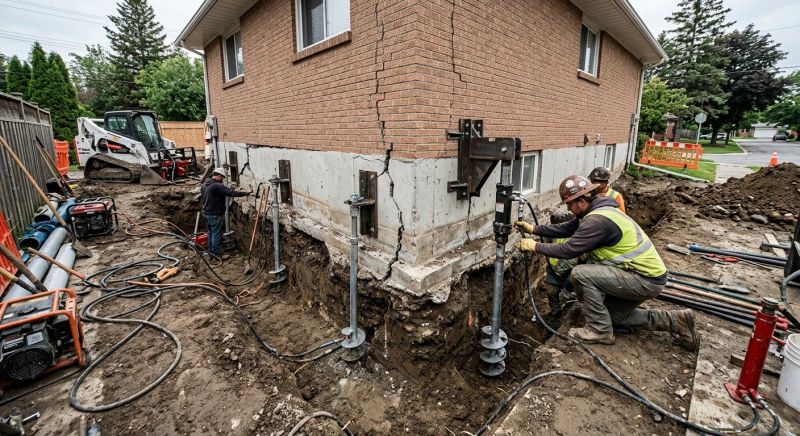Sinking Foundation Repair in Mount Vernon, KY