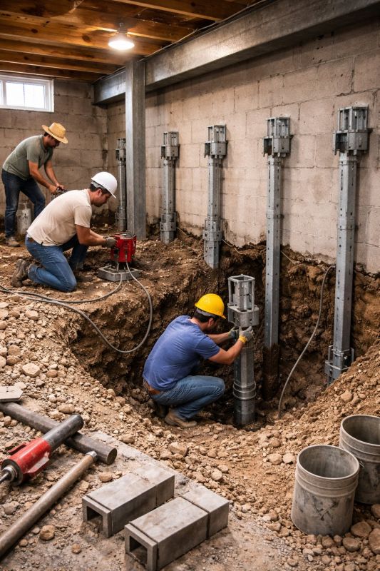 Structural Underpinning in London, KY