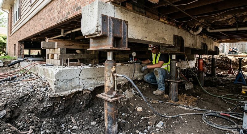 Foundation Lifting in Mount Vernon, KY